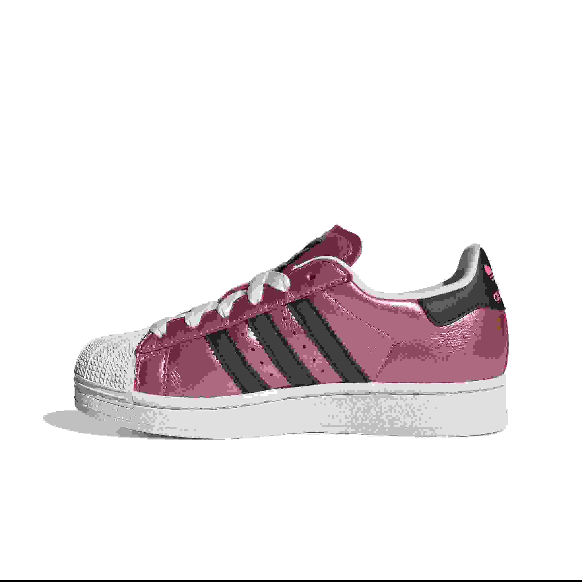 adidas Originals Superstar II Grade School Girls' "Pink Fusion/Core Black/Ftwr White" Shoe